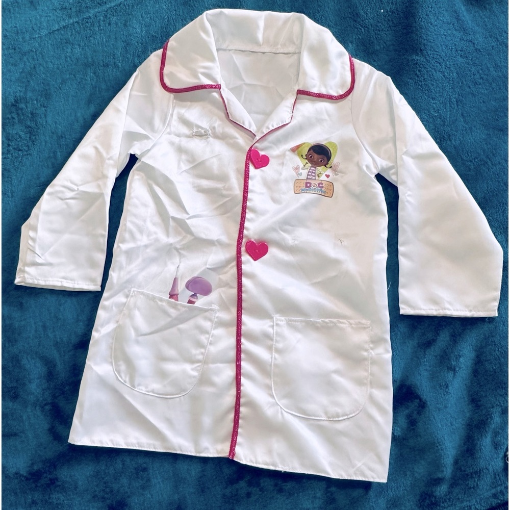 Little girl Doc McStuffins Doctor's coat Dress Up Set
